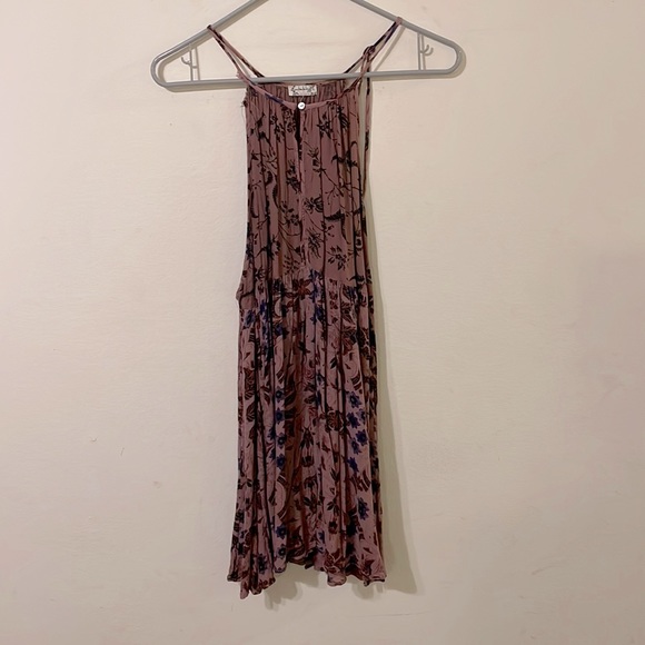Free People Intimately Dress - Purple Floral print - Picture 1 of 7